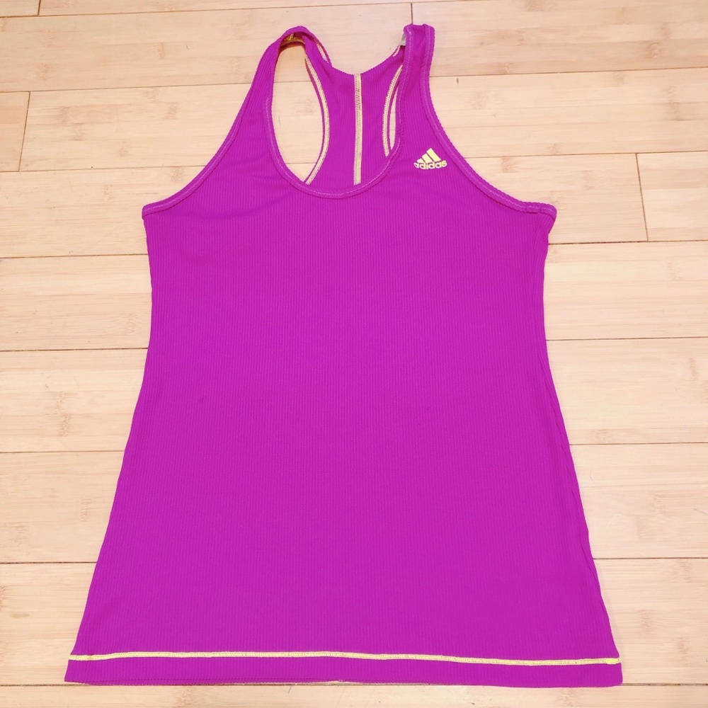 Adidas ribbed tank Womens SZ M